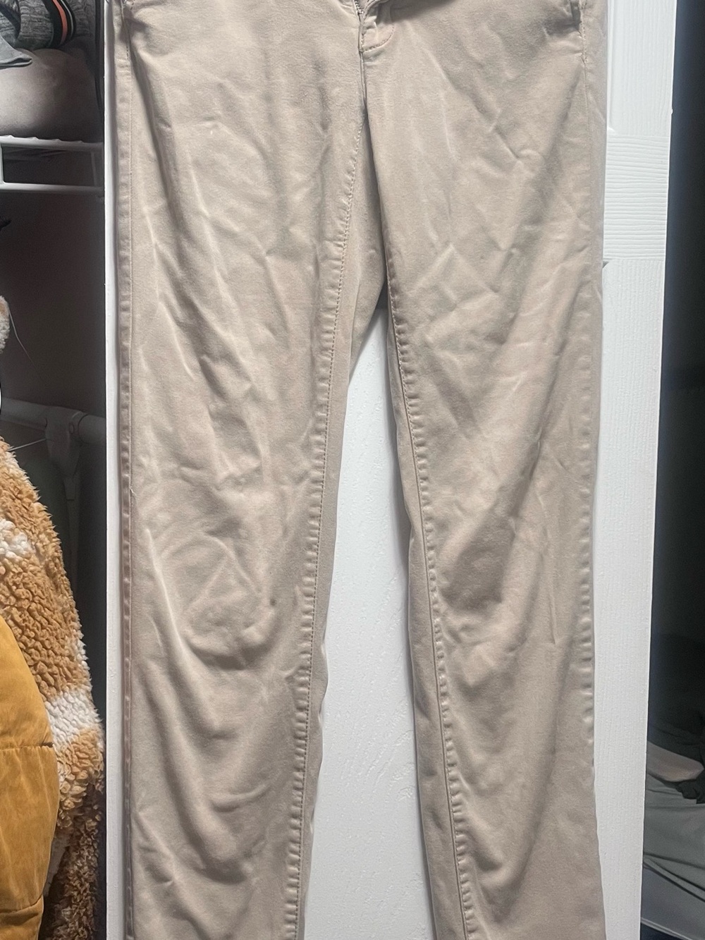 American Eagle Outfitters Slim Chino Pants in Beige